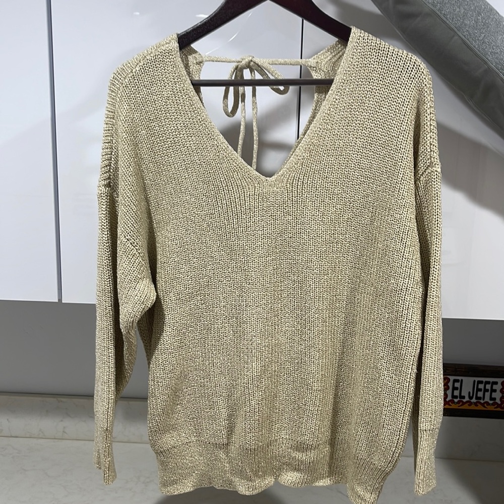 Gold sweater
